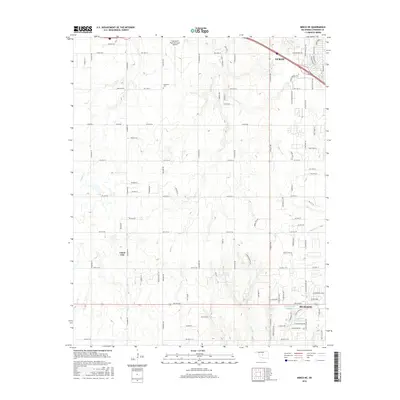 2016 Map of Minco NE, 2016 Print