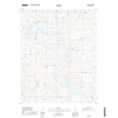 2017 Map of Mincy, 2017 Print