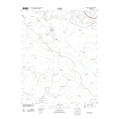 2012 Map of Mindego Hill, 2012 Print