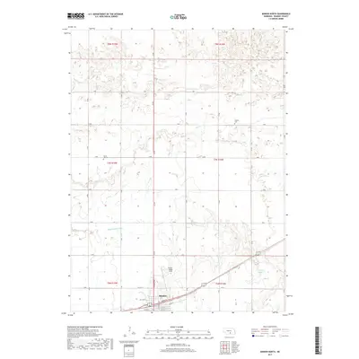2017 Map of Minden North, 2017 Print