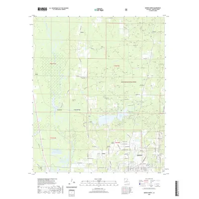 2020 Map of Minden North, 2020 Print