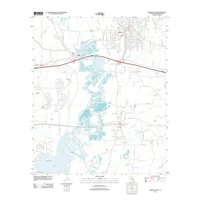 2012 Map of Minden South, 2012 Print