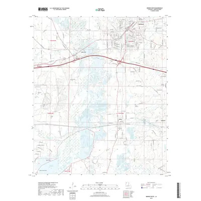 2018 Map of Minden South, 2018 Print