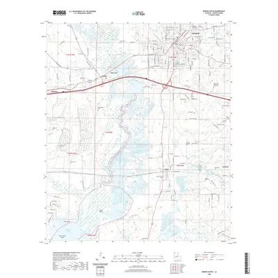 2020 Map of Minden South, 2020 Print