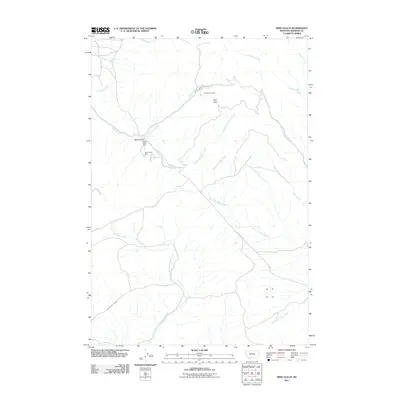 2011 Map of Mine Gulch, 2011 Print
