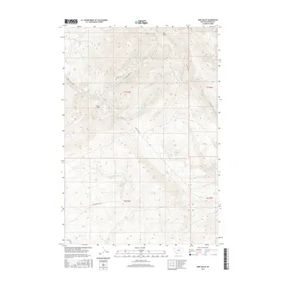 2017 Map of Mine Gulch, 2017 Print