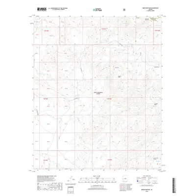 2018 Map of Mine Mountain, 2018 Print
