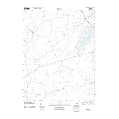 2010 Map of Mine Run, 2010 Print