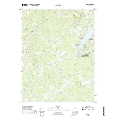 2019 Map of Mine Run, 2019 Print