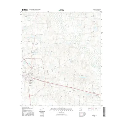 2016 Map of Mineola, 2016 Print