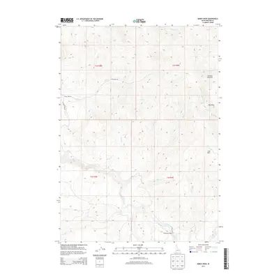 2013 Map of Miner Creek, 2013 Print