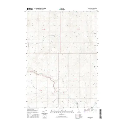 2017 Map of Miner Creek, 2017 Print