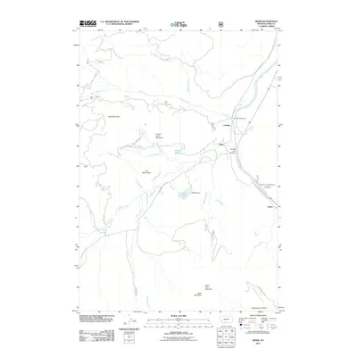 2011 Map of Miner, 2011 Print