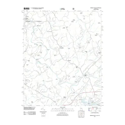 2011 Map of Mineral Bluff, 2011 Print