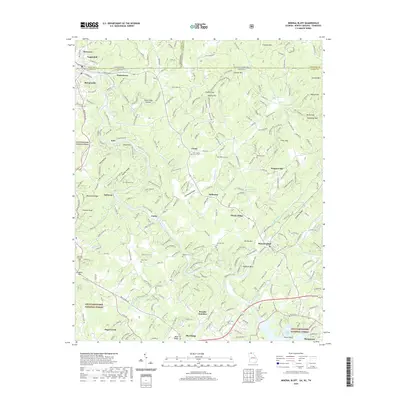 2020 Map of Mineral Bluff, 2020 Print