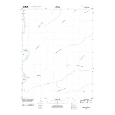 2011 Map of Mineral Canyon, 2011 Print