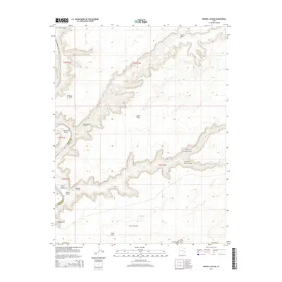 2014 Map of Mineral Canyon, 2014 Print
