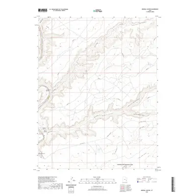 2020 Map of Mineral Canyon, 2020 Print
