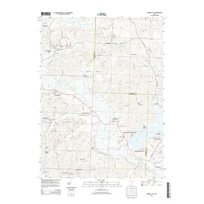 2013 Map of Mineral City, 2013 Print