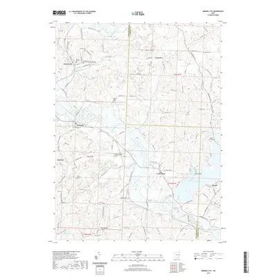 2019 Map of Mineral City, 2019 Print