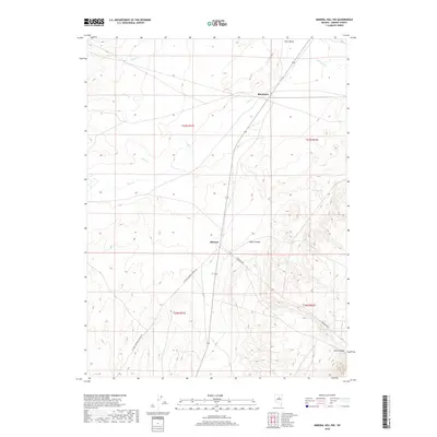 2018 Map of Mineral Hill NW, 2018 Print