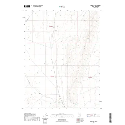2018 Map of Mineral Hill SW, 2018 Print