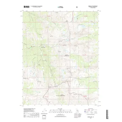 2018 Map of Mineral King, 2018 Print