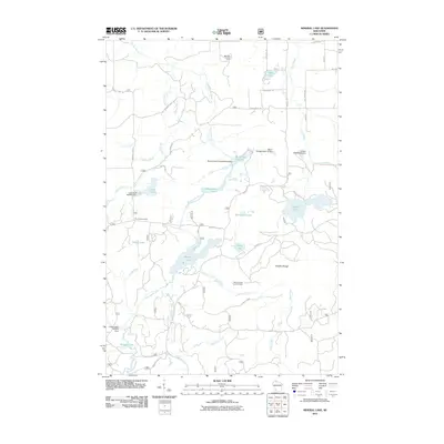2011 Map of Mineral Lake, 2011 Print