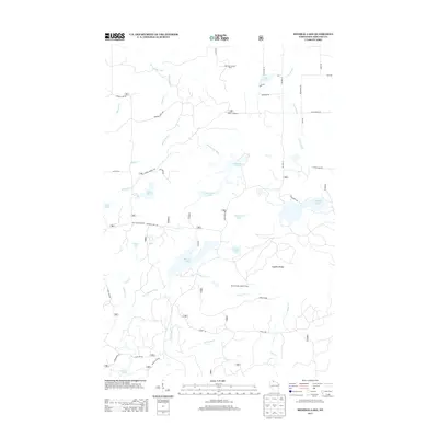 2013 Map of Mineral Lake, 2013 Print