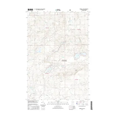 2015 Map of Mineral Lake, 2015 Print