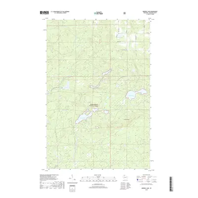 2018 Map of Mineral Lake, 2018 Print
