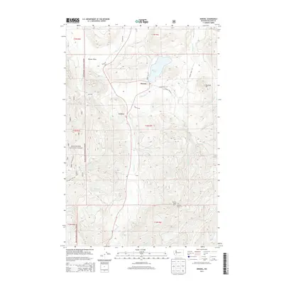 2013 Map of Mineral, 2013 Print