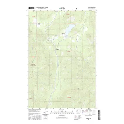 2017 Map of Mineral, 2017 Print