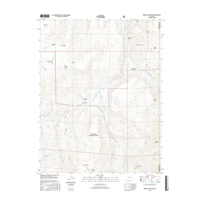 2016 Map of Mineral Mountain, 2016 Print