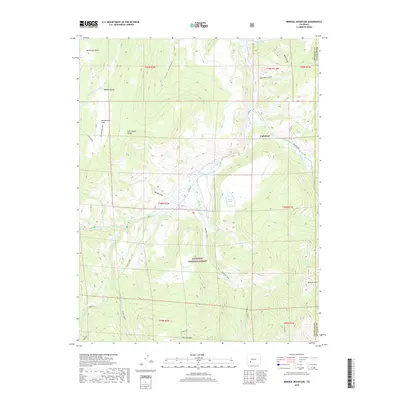 2019 Map of Mineral Mountain, 2019 Print