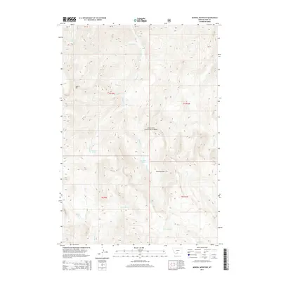 2014 Map of Mineral Mountain, 2014 Print