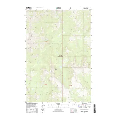 2017 Map of Mineral Mountain, 2017 Print
