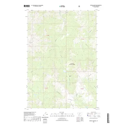 2020 Map of Mineral Mountain, 2020 Print