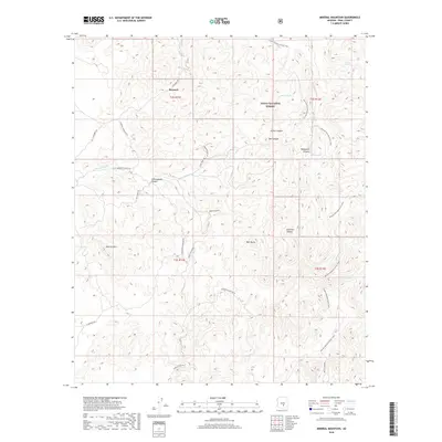 2018 Map of Mineral Mountain, 2018 Print