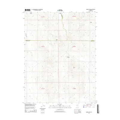 2014 Map of Mineral Peak, 2014 Print