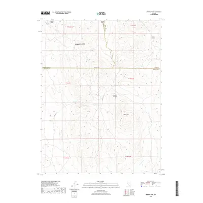 2018 Map of Mineral Peak, 2018 Print