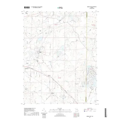 2017 Map of Mineral Point, 2017 Print