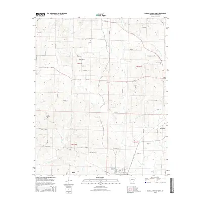 2014 Map of Mineral Springs North, 2014 Print