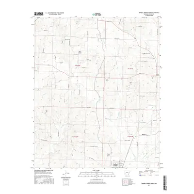 2017 Map of Mineral Springs North, 2017 Print