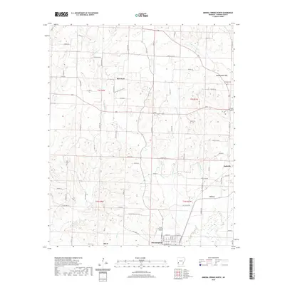 2020 Map of Mineral Springs North, 2020 Print