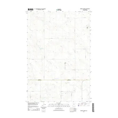 2014 Map of Mineral Springs, 2014 Print