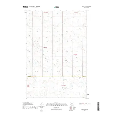 2017 Map of Mineral Springs, 2017 Print