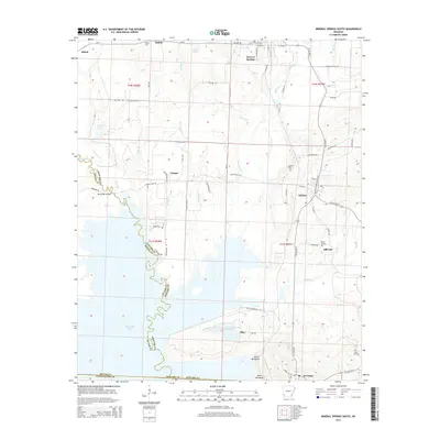 2014 Map of Mineral Springs South, 2014 Print