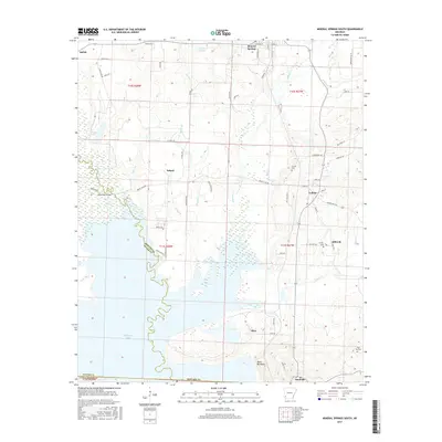 2017 Map of Mineral Springs South, 2017 Print