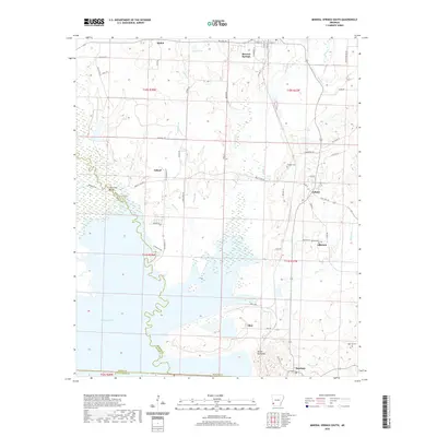 2020 Map of Mineral Springs South, 2020 Print